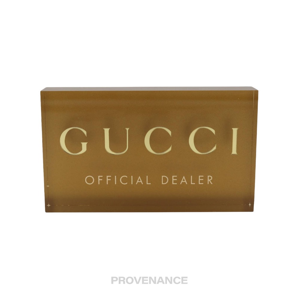 🔴 Gucci Official Dealer Retail Store Sign